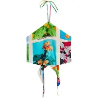 Desigual , Top com nó postais Tyler McGillivary, Viscose, L