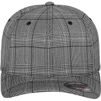 Flexfit Boné 'GLEN CHECK' preto / branco