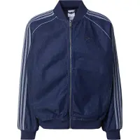 Adidas Originals Casaco meia-estação 'SST Adicolor' azul ganga / azul claro