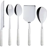 Marine Business Conjunto De Talheres De Osso 5 Peças