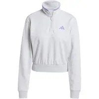 Adidas Camisola Curta com Fecho a 1/4 em Moletão Essentials