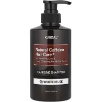 Kundal Shampoo antiqueda natural com cafeína e almíscar branco 500ml