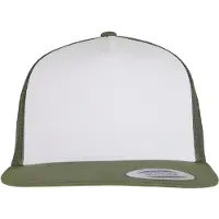 Flexfit Boné verde escuro / branco