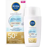 Nivea Protetor Solar Daily Fluid Light Tinted Spf 50+ 40 Ml