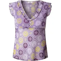 Pepe Jeans para mulher. PL305128 Camisa Letty lilás (M), Casual, Algodão, Clássico, Sem mangas / correias