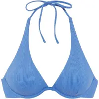 Copenhagen Studios Top de biquíni azul