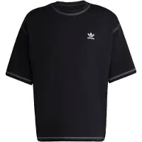Adidas T-Shirt mangas curtas Trefoil Essentials T-Shirt homens - Preto - EU M