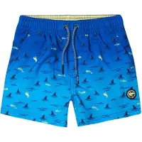 KOROSHI Calções de banho azul / azure / branco