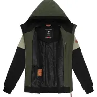 Ragwear Casaco outdoor cáqui / oliveira / preto