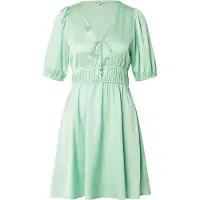 Pepe Jeans para mulher. PL953753 Vestido verde Olivia (XS), Casual, Poliéster, Manga curta