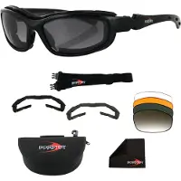 Bobster Óculos De Off-road Road Hog Ii Mirrored With 4 Interchangeable Lenses