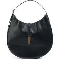 Ralph Lauren para mulher. 428867518001 Bolsa a tiracolo em pele Polo ID grande preto (OSFA), Casual