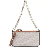 Michael Kors Mala de ombro creme / camelo / ouro
