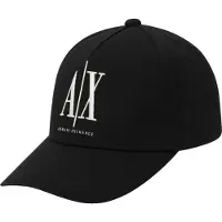 Armani Exchange para homem. XM000811AF13343UC001 Boné de basebol preto (OSFA), Casual, Algodão