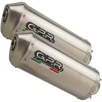 Gpr Exhaust Systems Silenciador Homologado Satinox Double Honda Vtr 1000 Sp1 Rc51 00-01