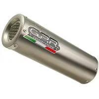 Gpr Exclusive Silenciador Slip On Homologado M3 Natural Titanium Monster 821 15-16