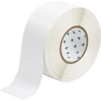 Brady THT-7-422-3 etiqueta de poliéster branco brilhante 69,85 x 31,75 mm