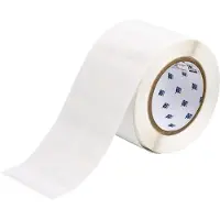 Brady THT-22-423-2 etiqueta de poliéster branco brilhante 31,75 x 19,05 mm