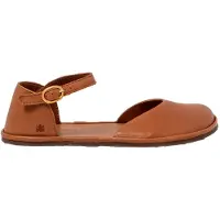 El naturalista para mulher. 256831123005_023 Sandálias de couro N5683 Bare castanho (38), Marrom, Plano, Fivela, Casual