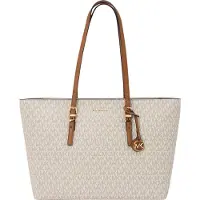 Michael Kors para mulher. 30T5GQNT9B Bolsa de mão bege Quinn (OSFA), Casual, PVC