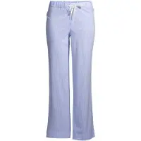 Ralph Lauren Calças de pijama azul claro / offwhite