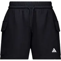 Adidas Calças de desporto 'Essentials' preto / branco