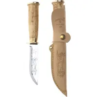 Marttiini Lapp 235010 Stainless, Curly Birch, faca fixa