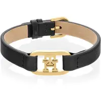 Tommy Hilfiger Jewels TJ2780830 Armband Dames Leer Zwart
