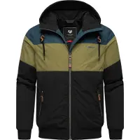 Ragwear Casaco outdoor azul / verde / oliveira / preto