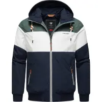 Ragwear Casaco outdoor azul / verde / branco