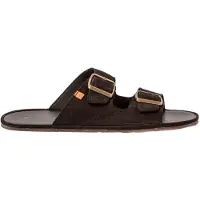 El naturalista unisex. 256821101005_001 Sandálias de couro N5682 preto (36), Plano, Fivela, Casual