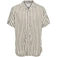 Only & Sons Camisa 'Wayne' taupe / cinzento claro