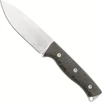White River Knives Ursus 45 WRUR45-BBL-MAG, Stonewashed MagnaCut, Black Burlap Micarta, faca de bushcraft