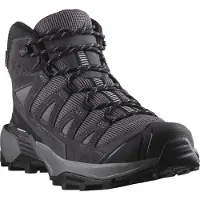 Salomon - Calçado caminhada mulher - X Ultra 360 LTR Mid GTX W Shark/Nine Iron/Cloud Gray para Mulher - Tamanho 40 - Preto