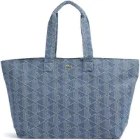 Lacoste Shopper 'Sac Cabas XL Summer Pack Mono Jacquard Denim' azul