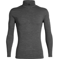 Icebreaker - Primeiras camadas - M Merino 260 Oasis LS Half Zip Gritstone Heather para Homem - Tamanho S - Cinzento