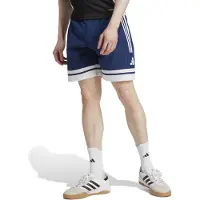 Adidas Calças de desporto 'Squadra 25 Downtime' marinho / branco