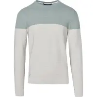 KOROSHI Pullover cinzento claro / menta