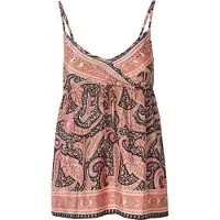 KOROSHI Top bege / rosa / cor-de-rosa / preto