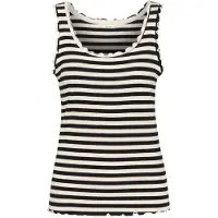 Cream Top 'CRRibba' preto / branco