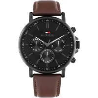 Tommy Hilfiger Relógios analógicos 'TYSON' castanho escuro / arando / preto / branco