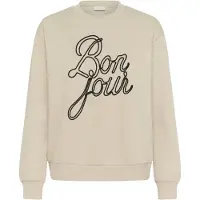 Kaffe Sweatshirt 'Berta' bege / preto