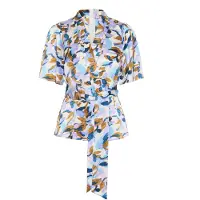 Inwear Blusa 'IWSendra' azul / azul claro / lilás / branco