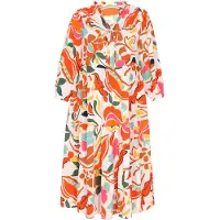 Usha Vestido mistura de cores