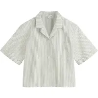 Mela London Camisa de pijama 'HANSIKA' verde / offwhite