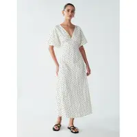 St MRLO Vestido 'Palm' preto / branco