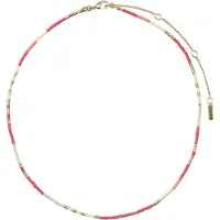 Pilgrim Colar 'Alison' ouro / vermelho claro / branco pérola