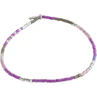 Pilgrim Pulseira 'Alison' roxo / cor-de-rosa / prata / branco