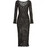 LASCANA Vestido de malha preto