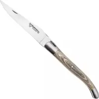 Laguiole En Aubrac Khaki Pakkawood, Matt Bolsters, navalha, 12 cm